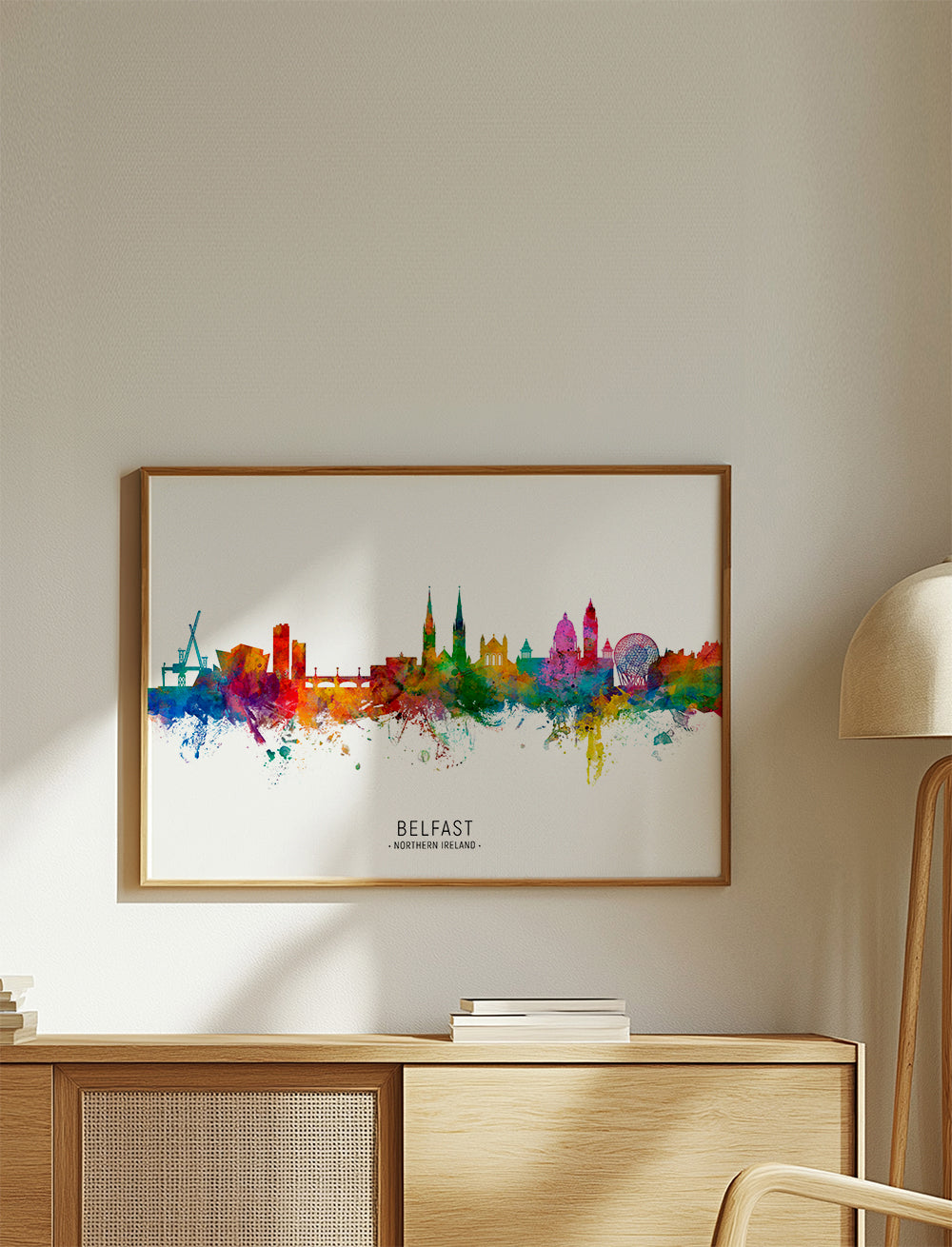 Belfast skyline multicolour