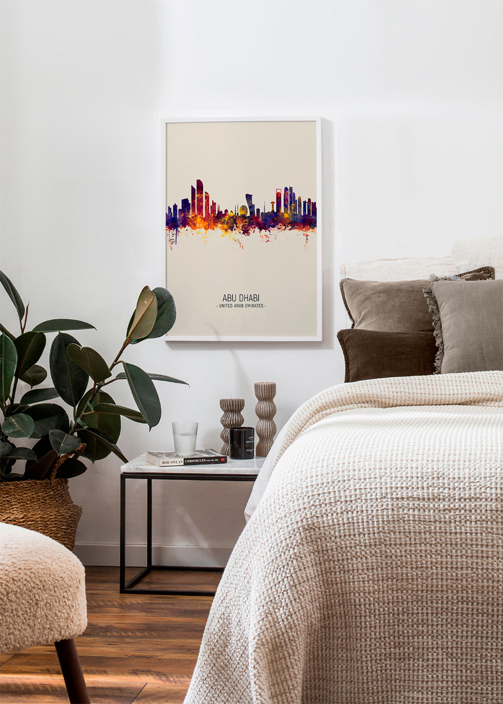 Abu Dhabi Skyline beige