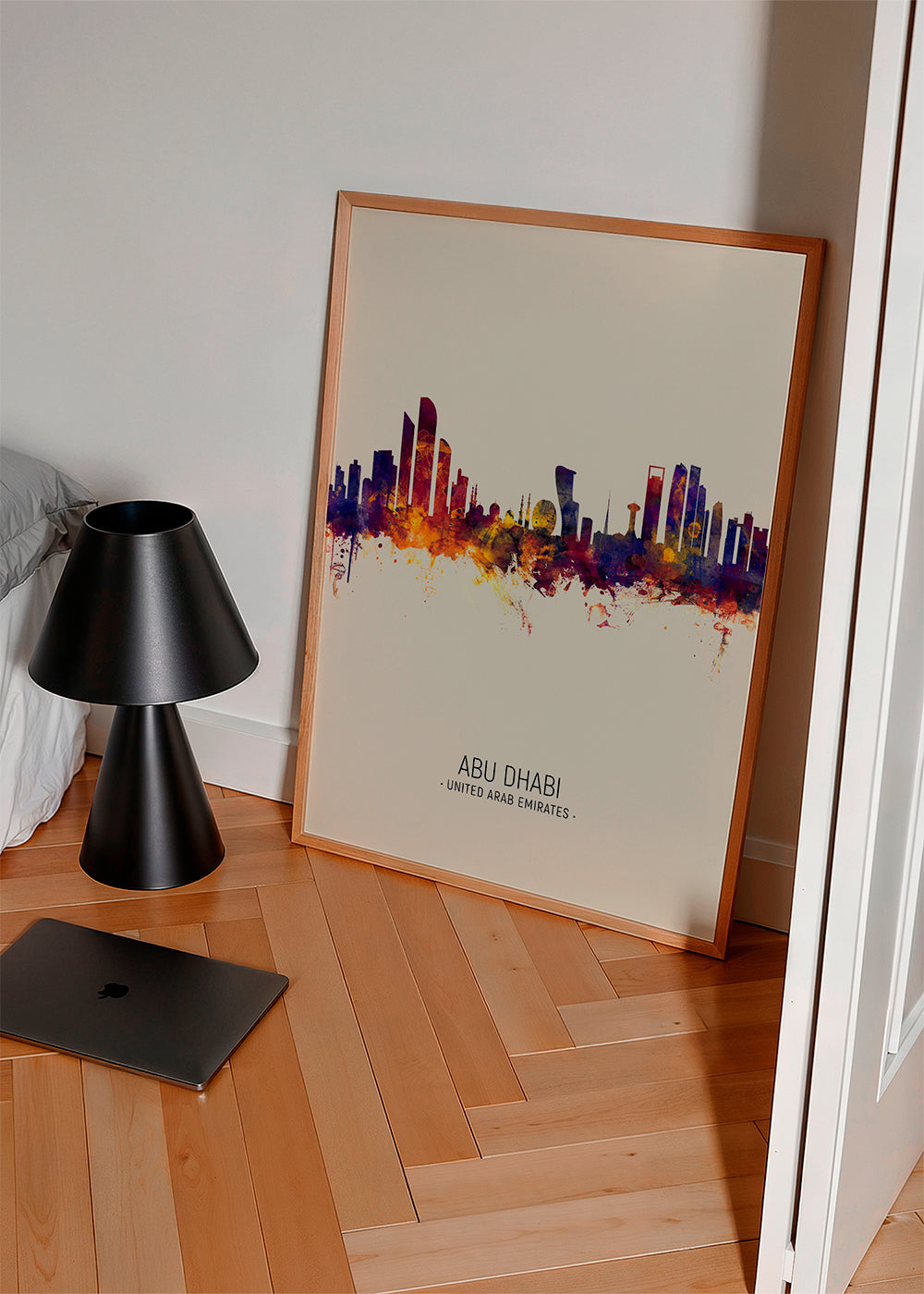 Abu Dhabi Skyline beige
