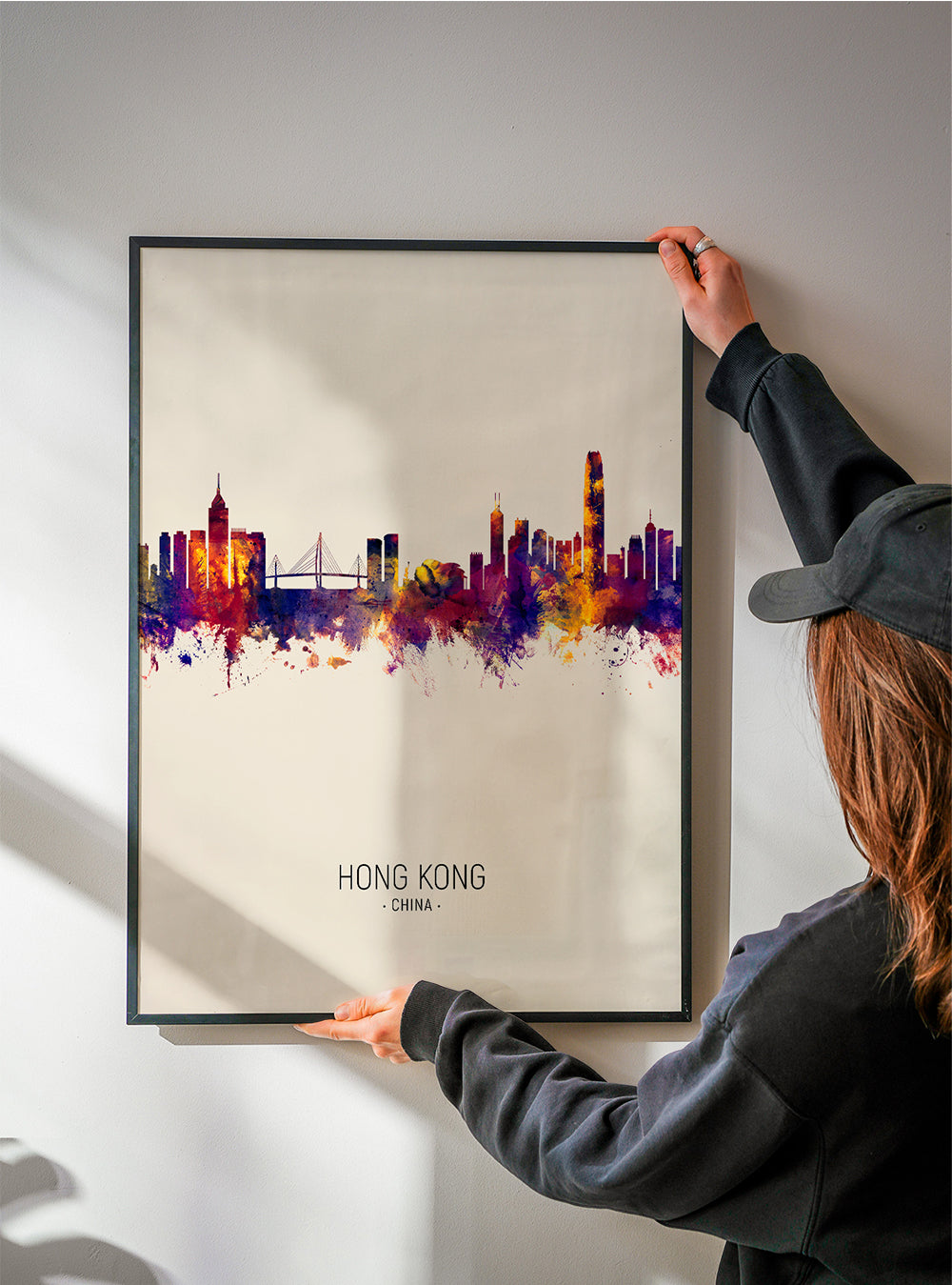 Hong Kong Skyline beige