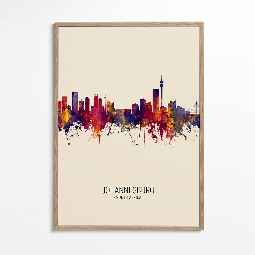Johannesburg Skyline beige