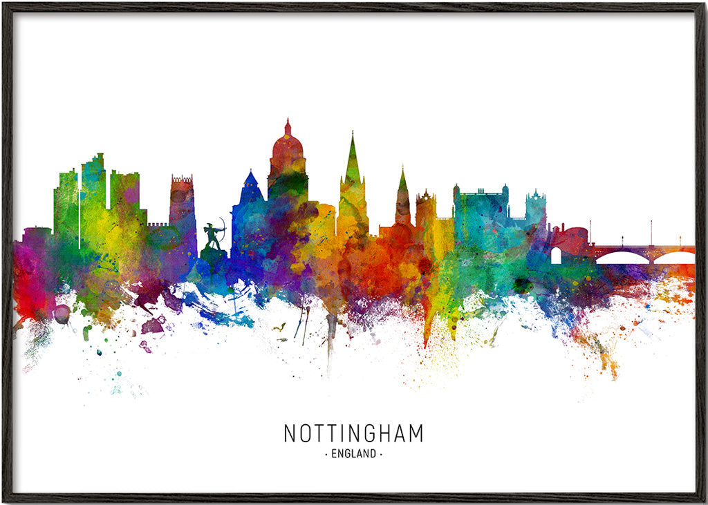 Nottingham Skyline multicolor