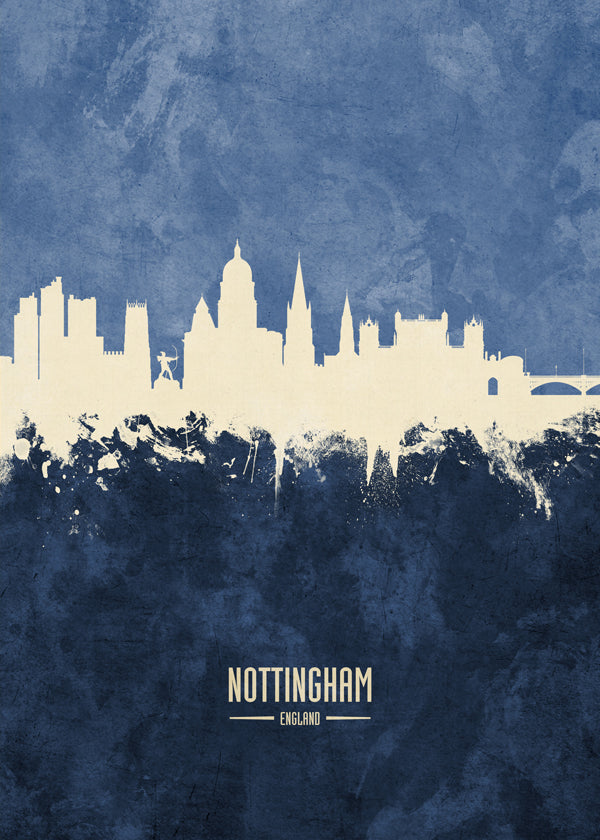Nottingham Skyline blue