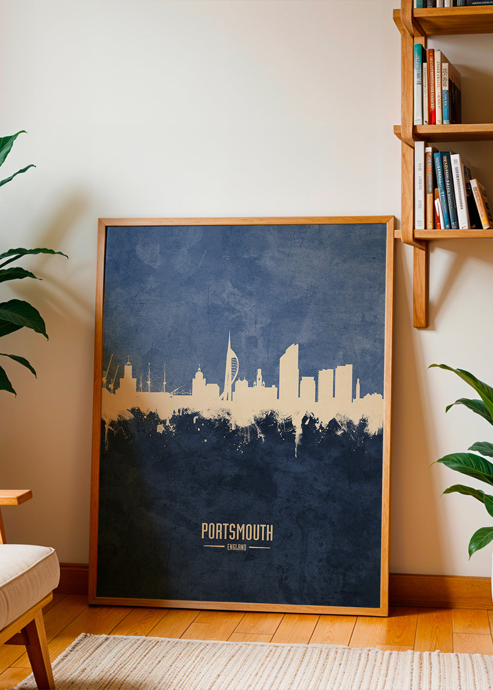 Portsmouth Skyline blue