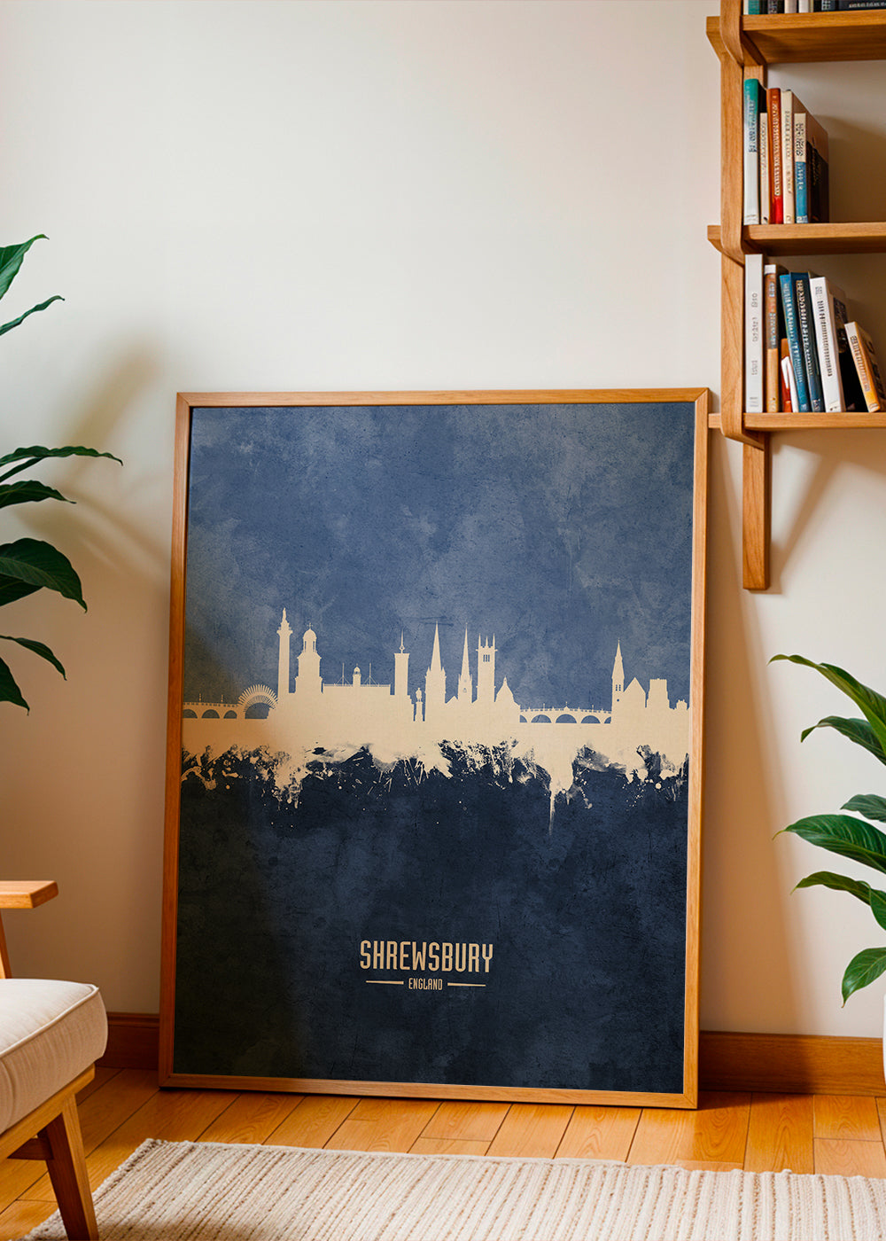 Shrewsbury Skyline blue