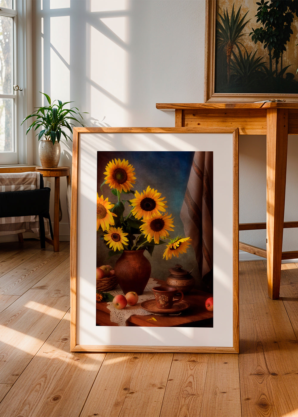 Still life with sunflowers and apples - Tatyana Skorokhod (ТатьÑна