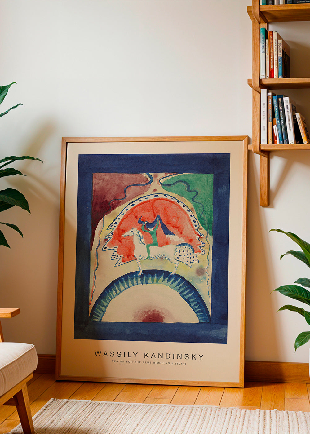 Design for the Blue Rider No.1 (Special Edition) - Wassily Kandinsky