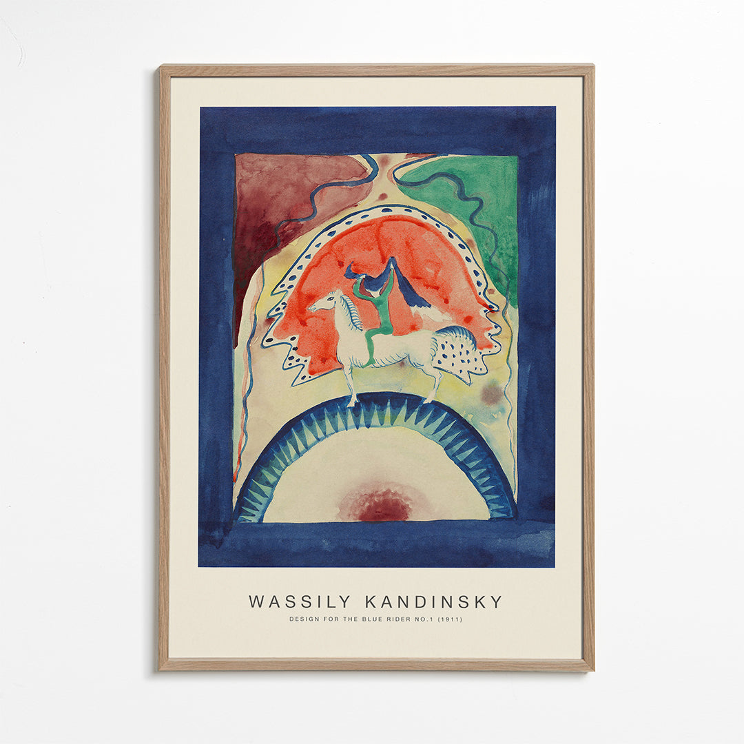 Design for the Blue Rider No.1 (Special Edition) - Wassily Kandinsky