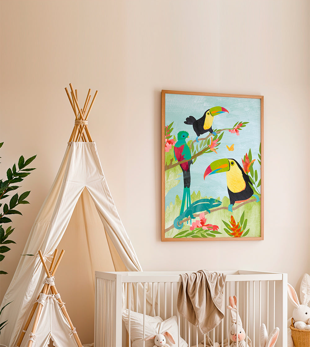 Tucan birds jungle