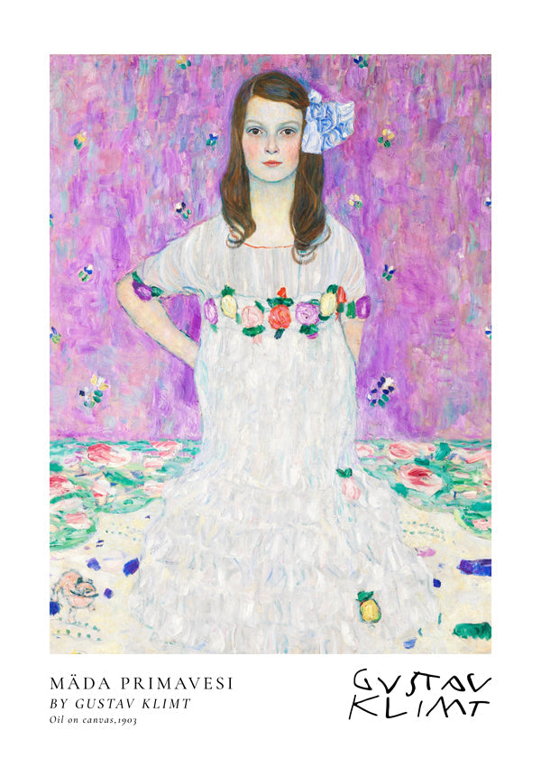 Mäda Primavesi by Gustav Klimt