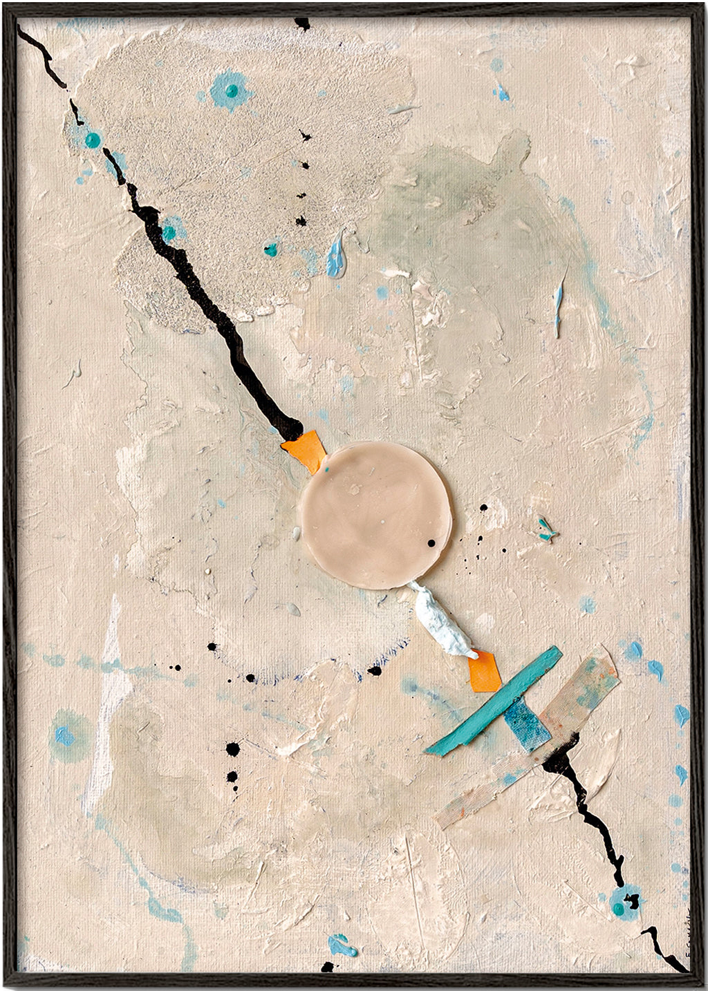Abstract artwork Linea de Vida I_bf