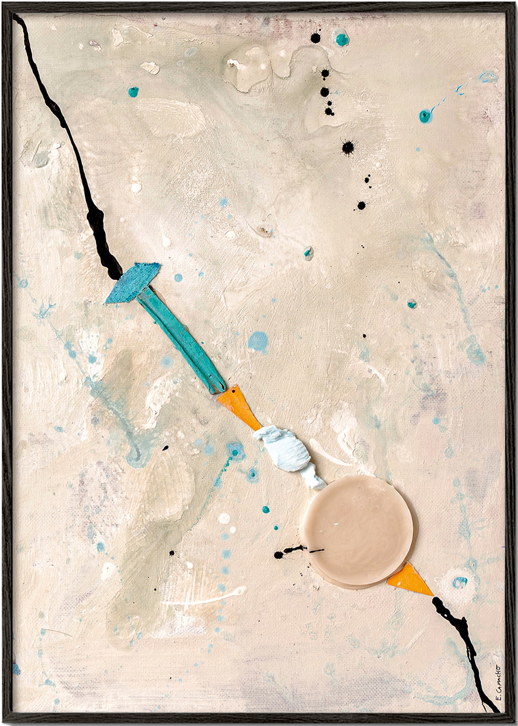 Abstract artwork Linea de Vida II_bf