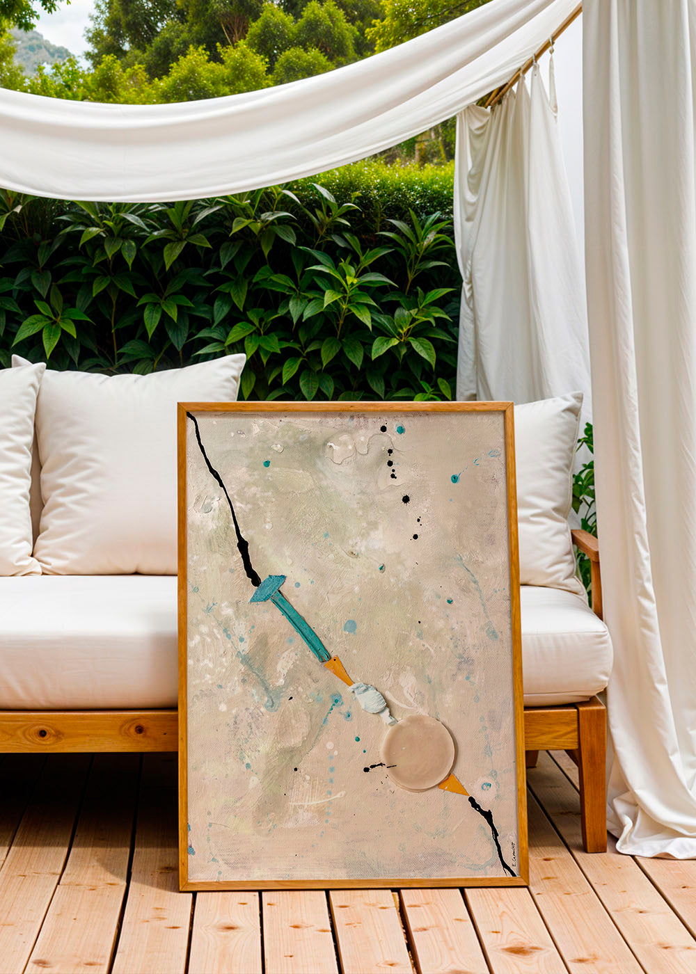 Abstract artwork Linea de Vida II_product3