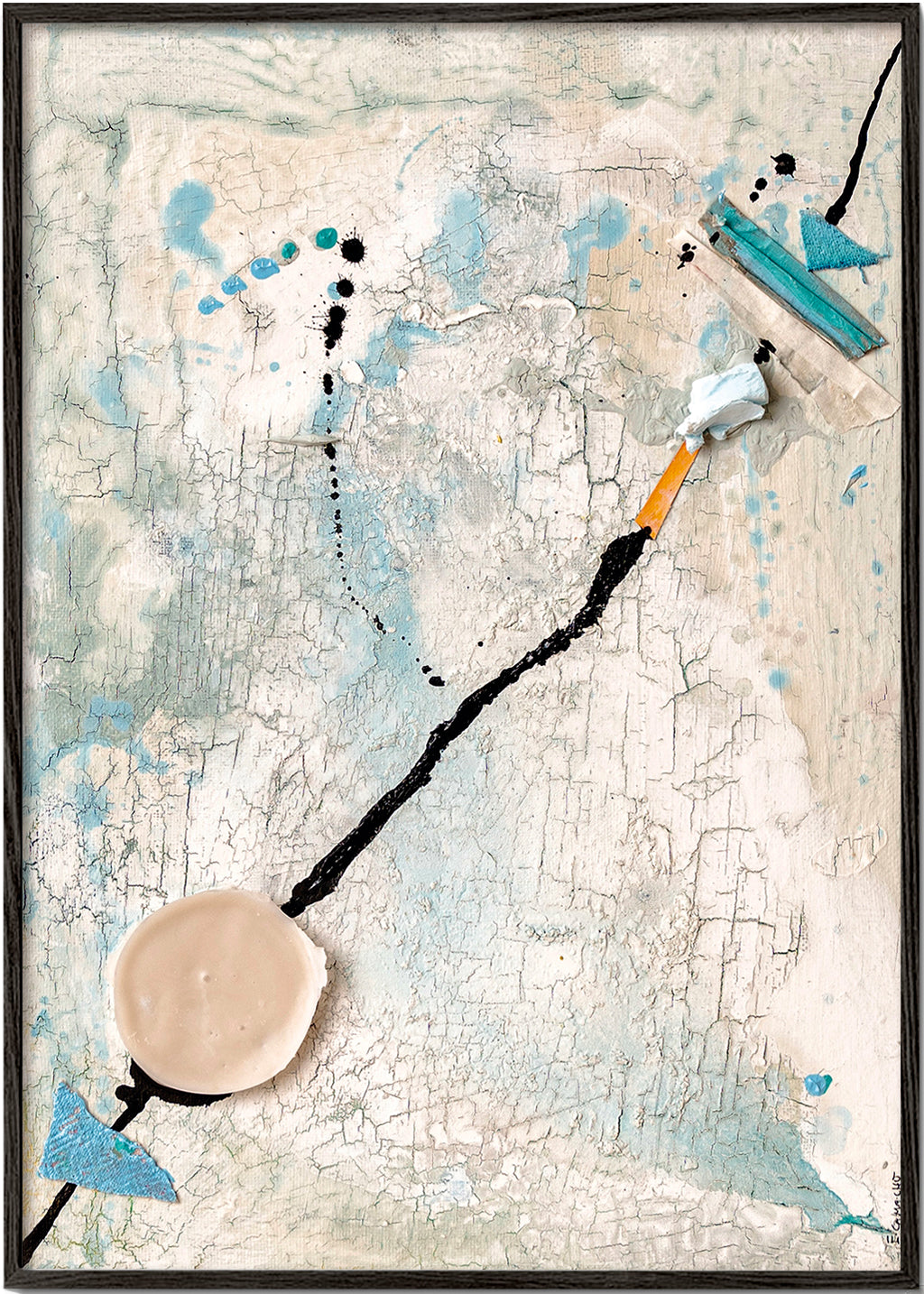 Abstract artwork Linea de Vida III_bf