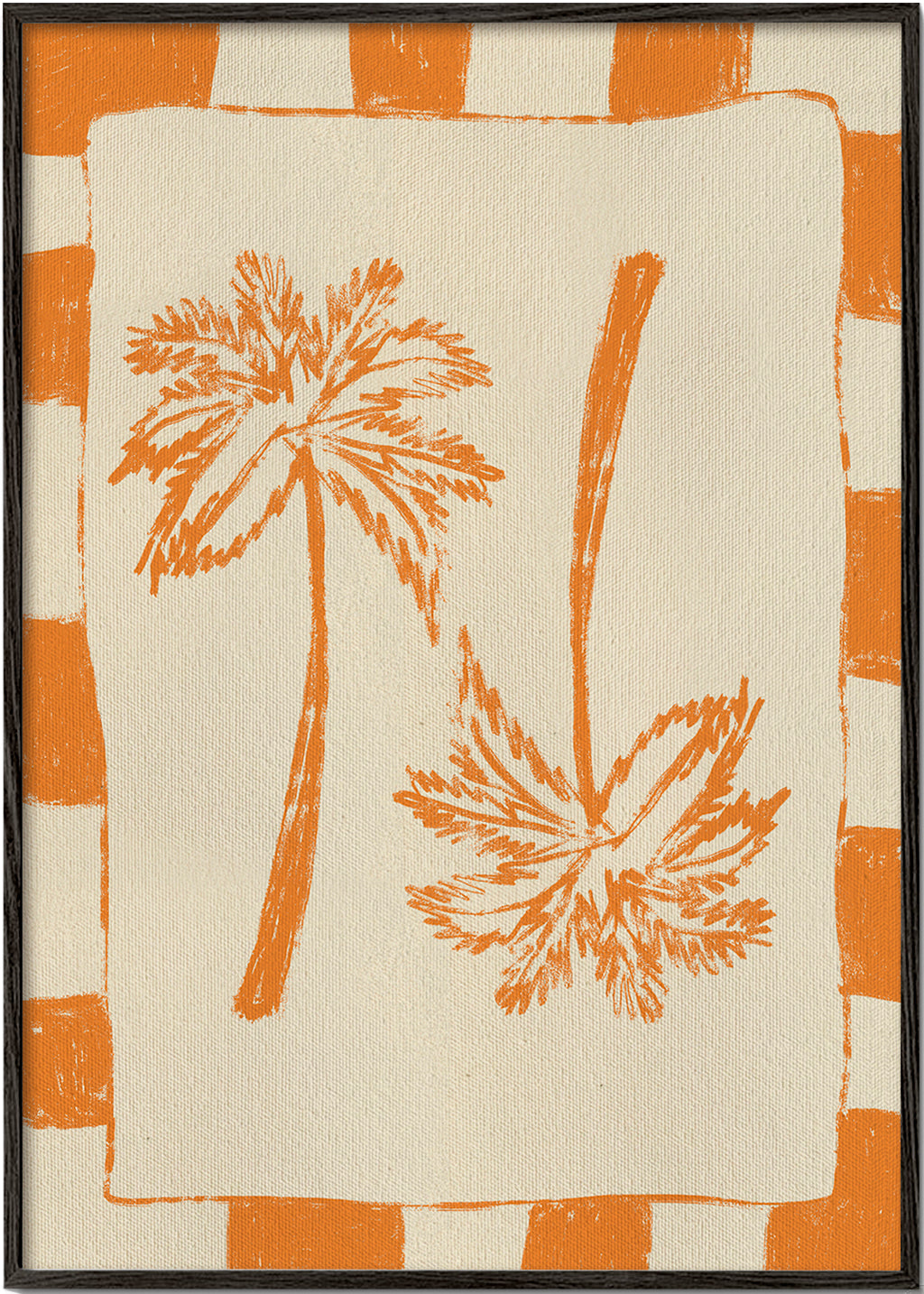 Illustration Palm paradise – Orange_bf