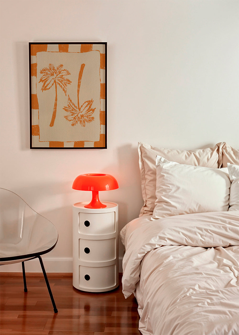 Illustration Palm paradise – Orange_product1
