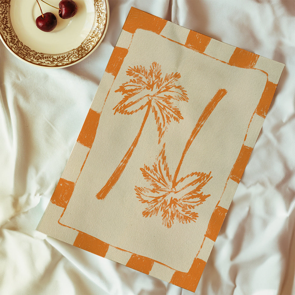 Illustration Palm paradise – Orange_product3