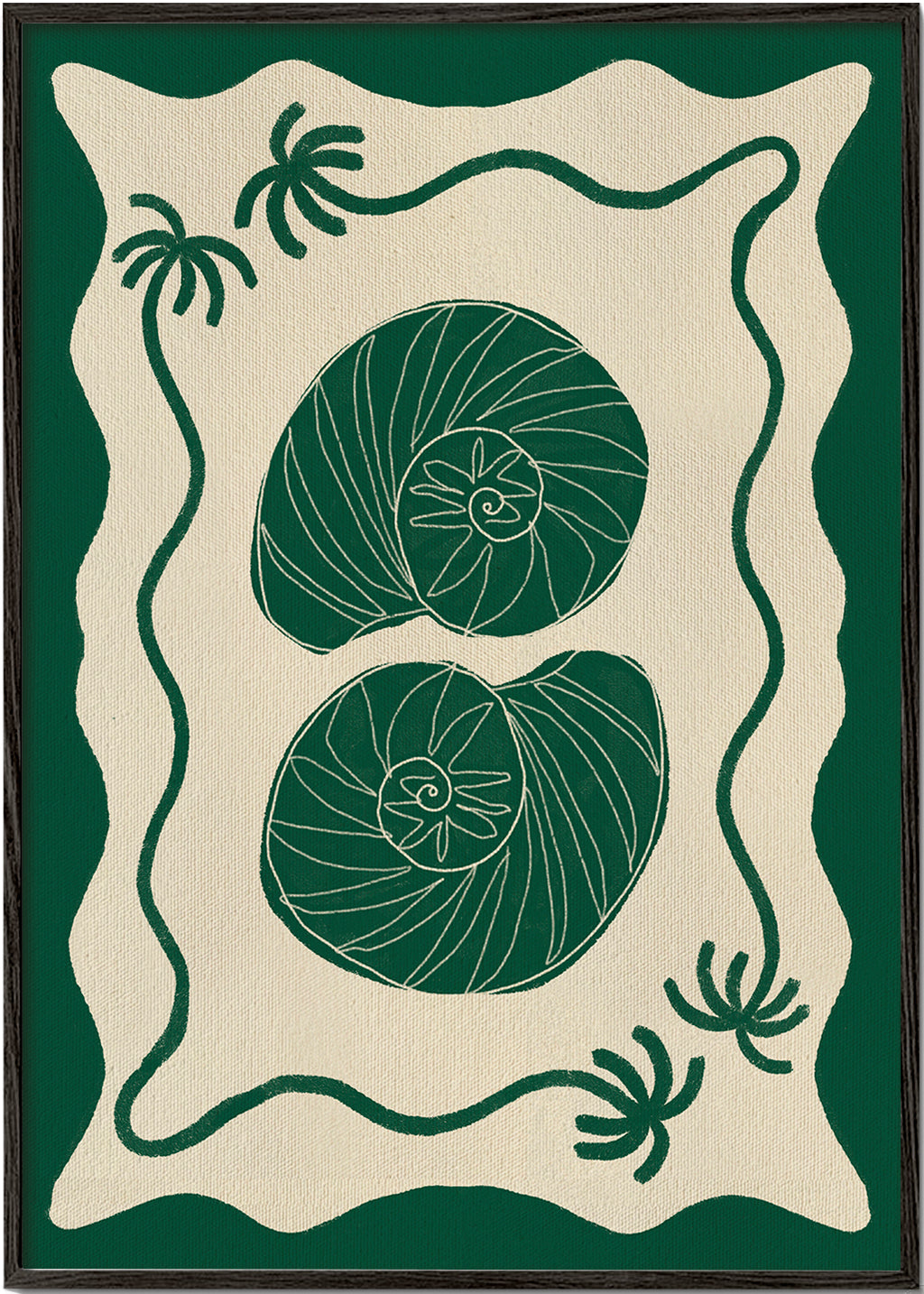 Illustration Green Seashell Stories_bf