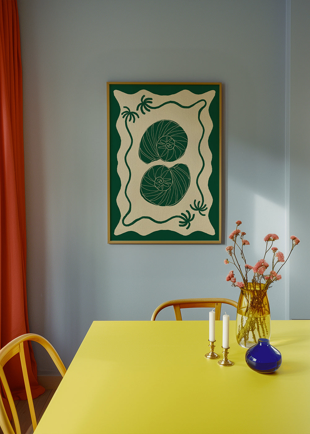 Illustration Green Seashell Stories_product2