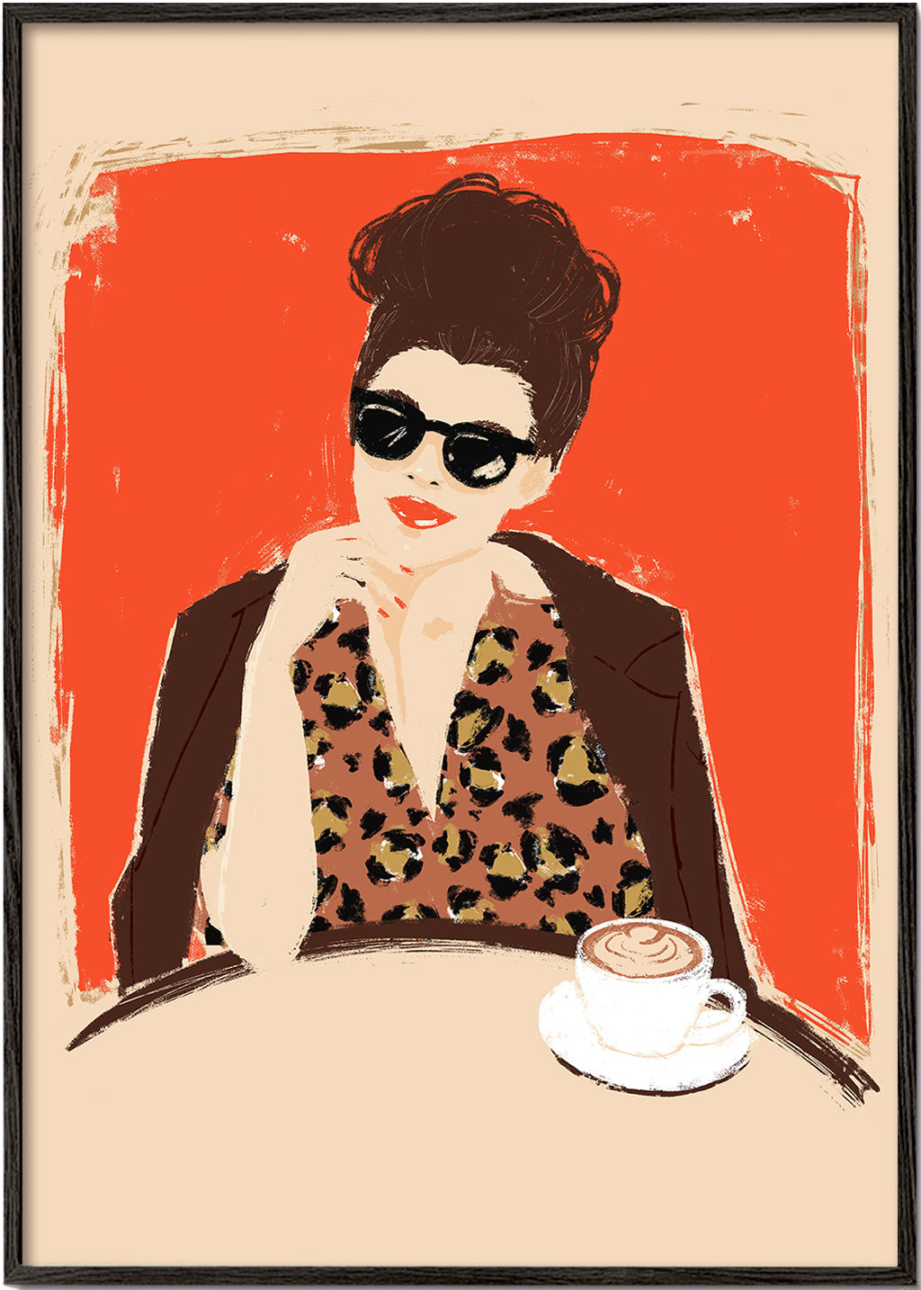 Illustration At the Café_bf