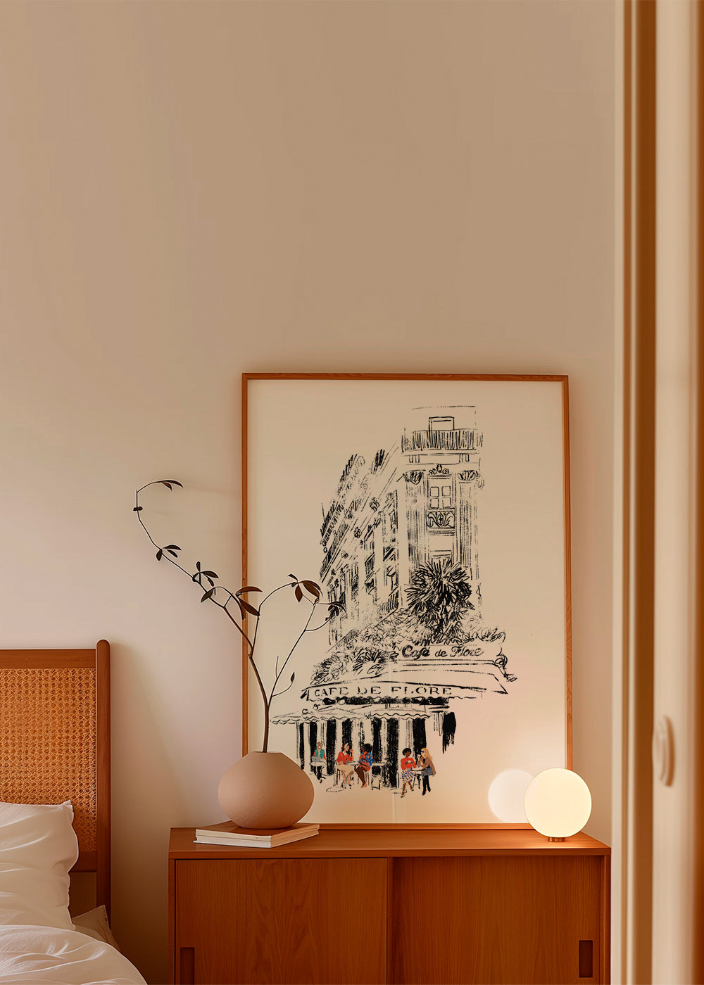 Illustration Café de Flore Paris_product1
