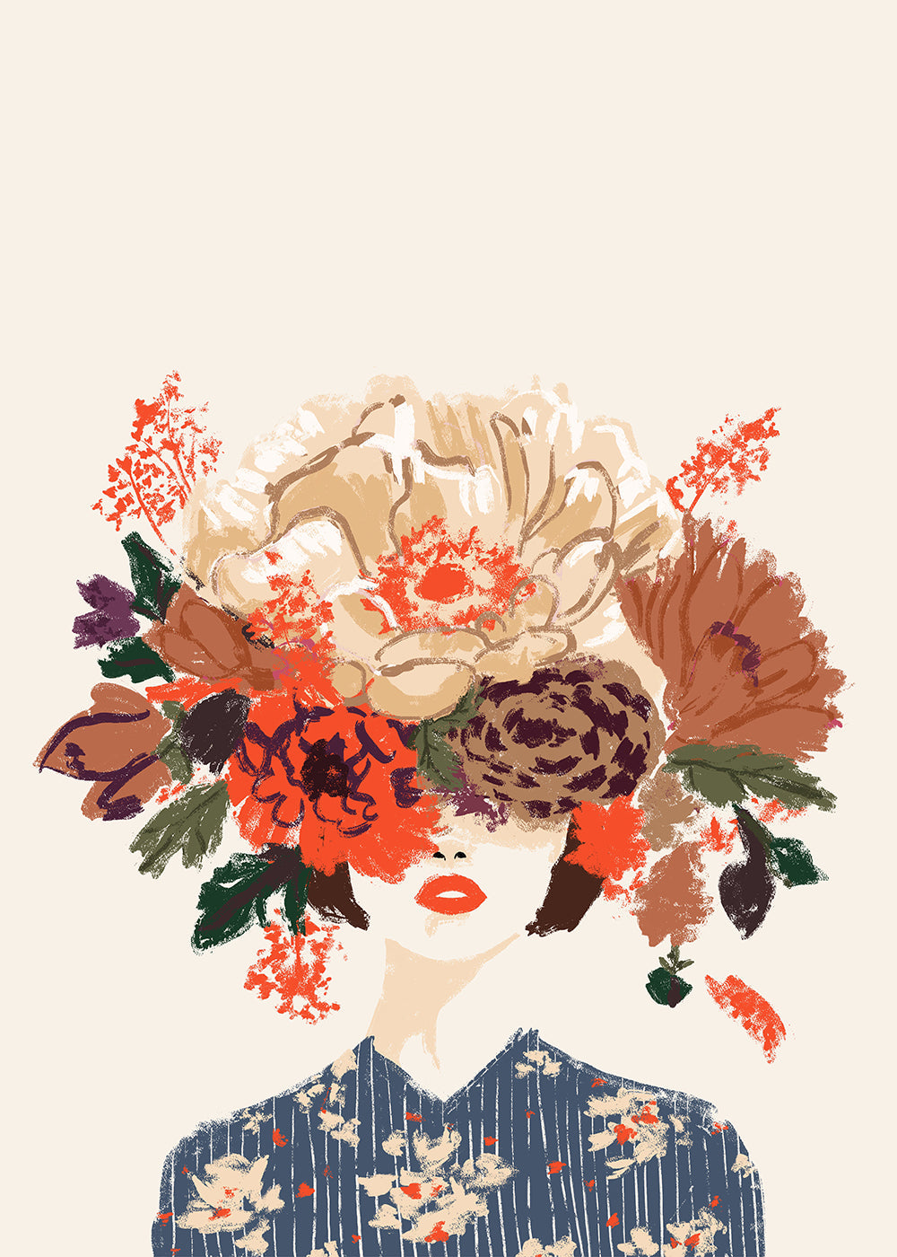 Illustration Floral Crown_cap
