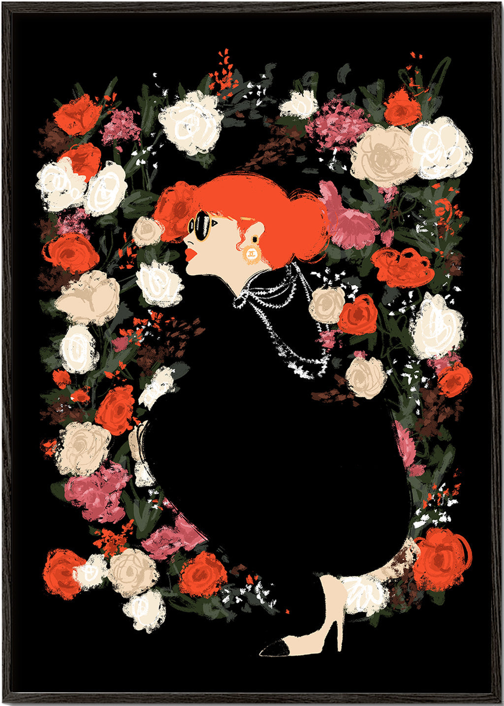 Illustration Floral Frame_bf