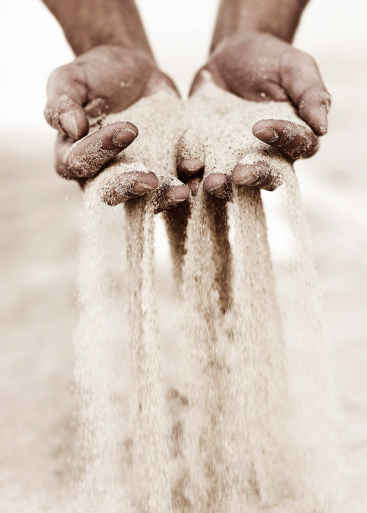 Falling sand