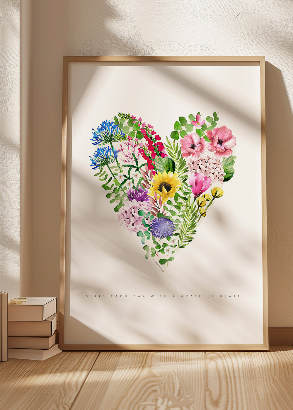 Heart Flowers Sunflower