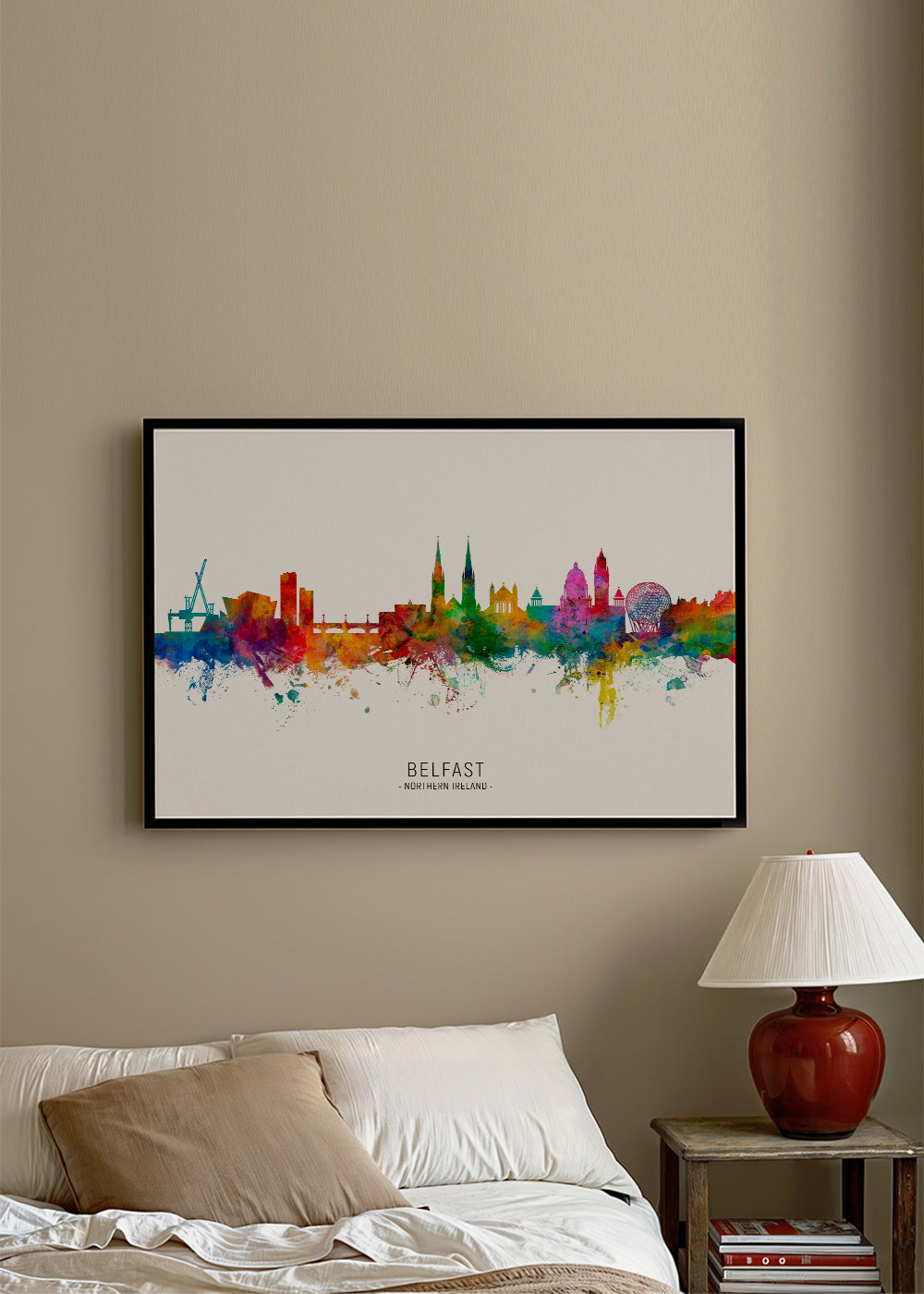 Belfast skyline multicolour