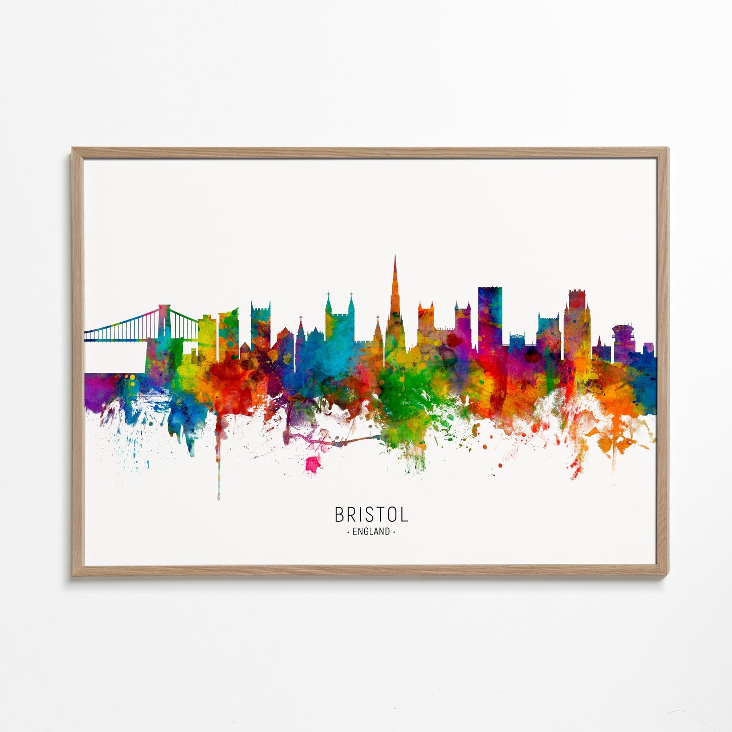 Bristol skyline multicolour