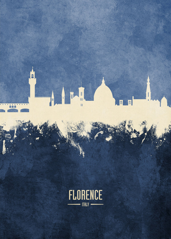 flowerence skyline blue