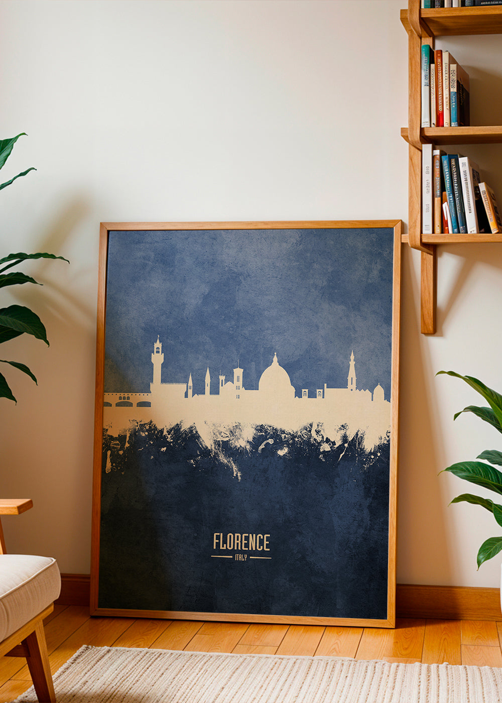 flowerence skyline blue