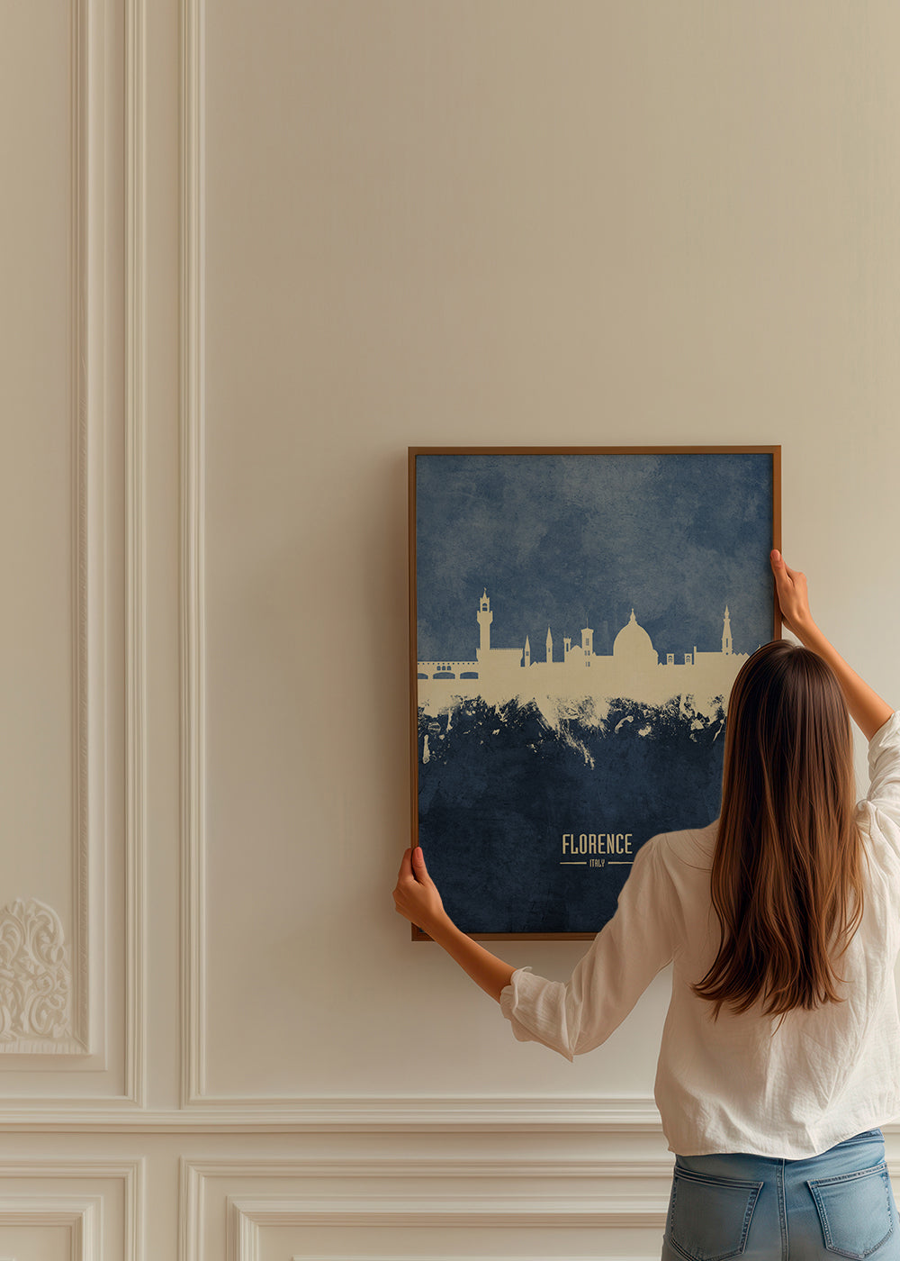 flowerence skyline blue
