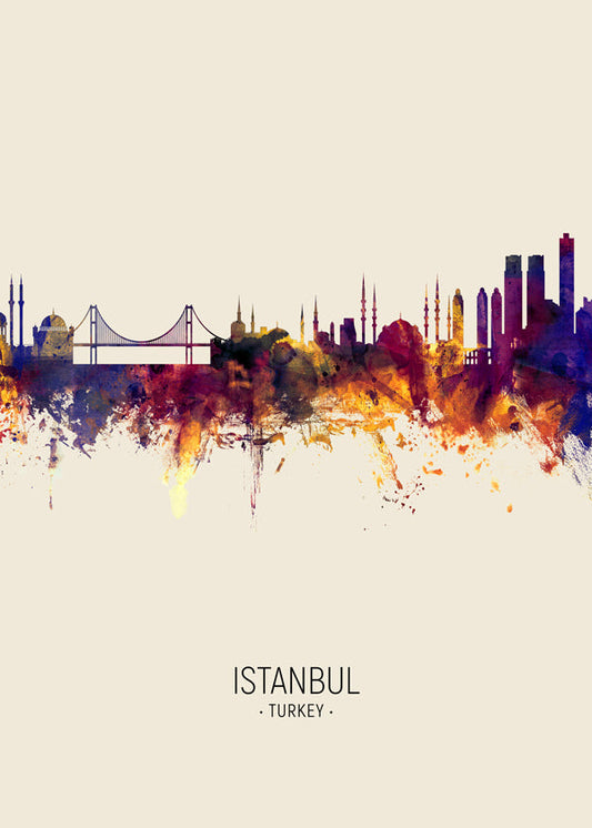 Istanbul Skyline beige