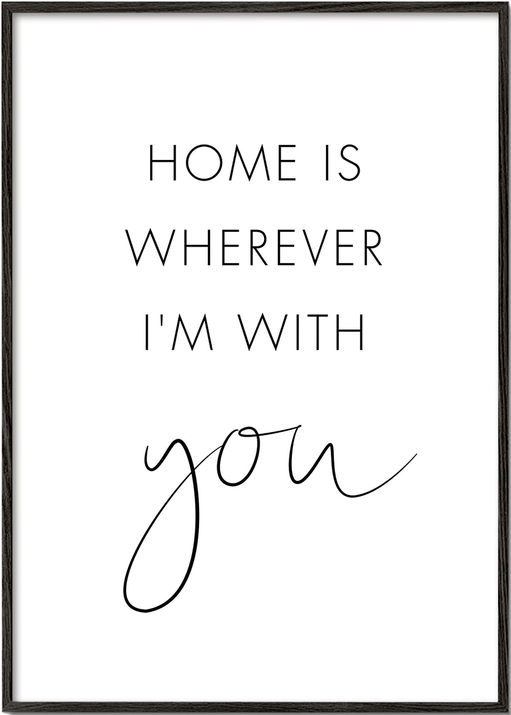 Home is wherever I'm with you