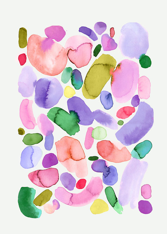 Watercolor Abstract Bold I