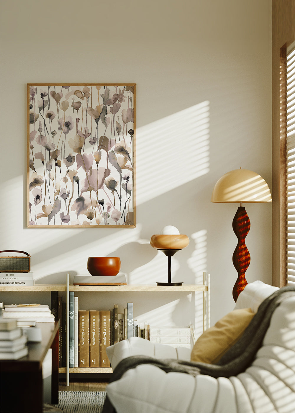 Wild Rustic Flowers Neutral