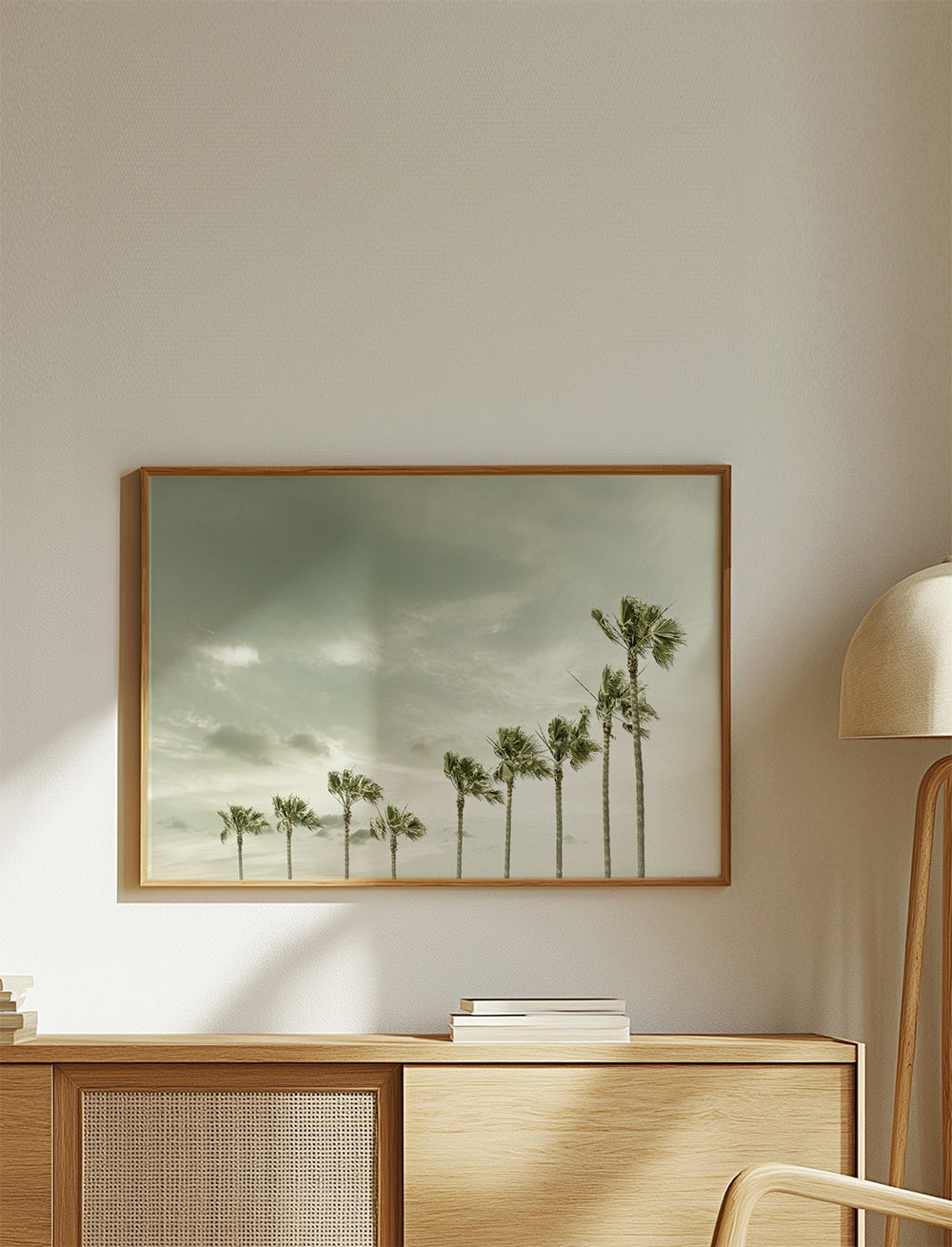 Vintage Coastal Palm Trees