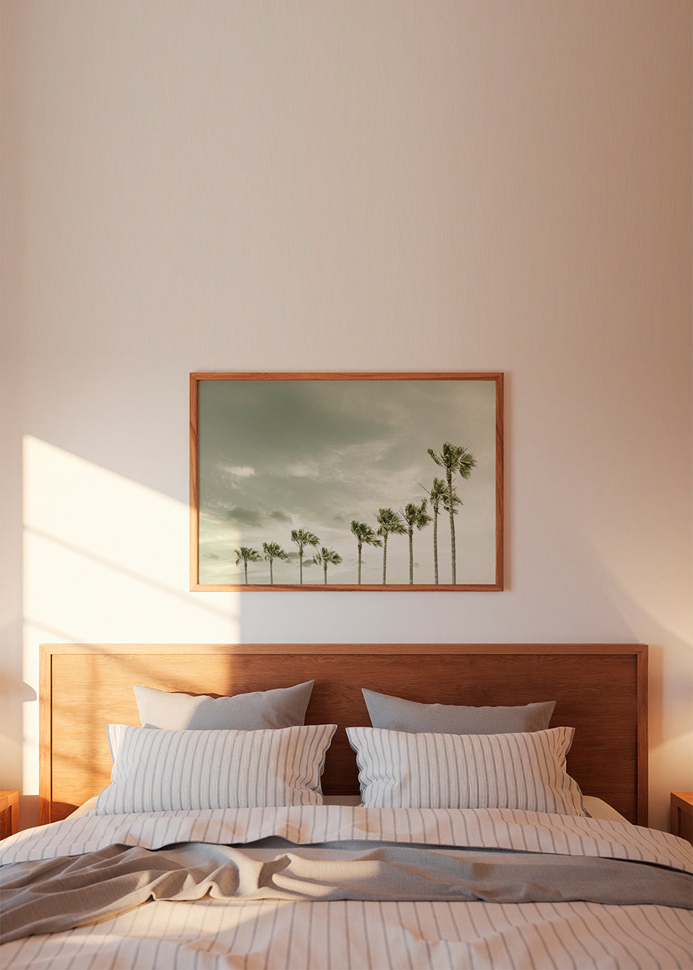 Vintage Coastal Palm Trees