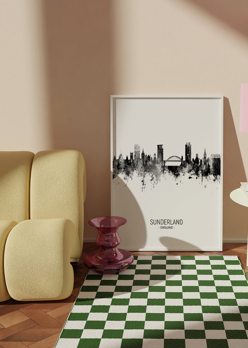 Sunderland Skyline black and white