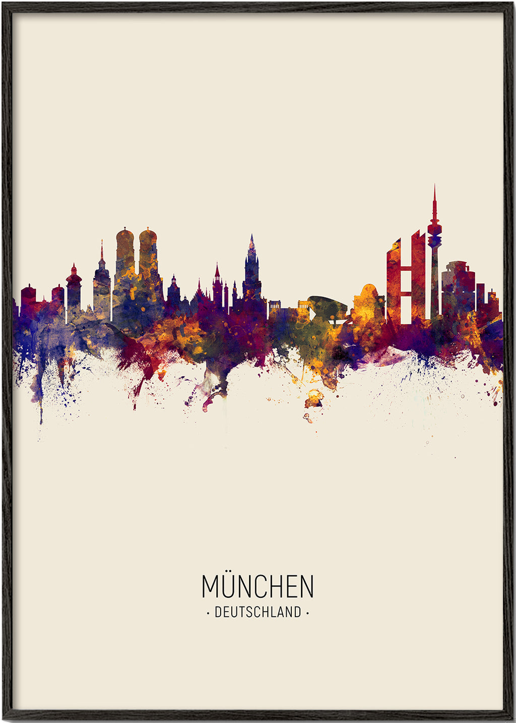 Munich Skyline beige