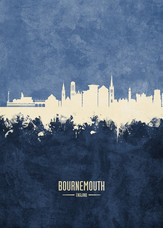 Bournemouth Skyline blue