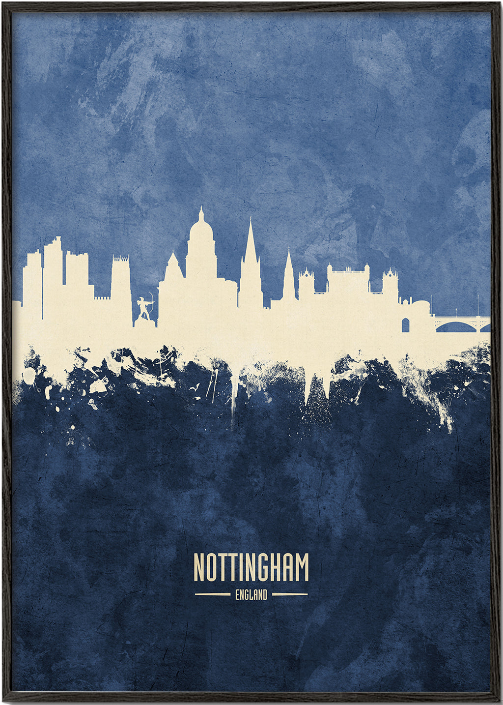 Nottingham Skyline blue