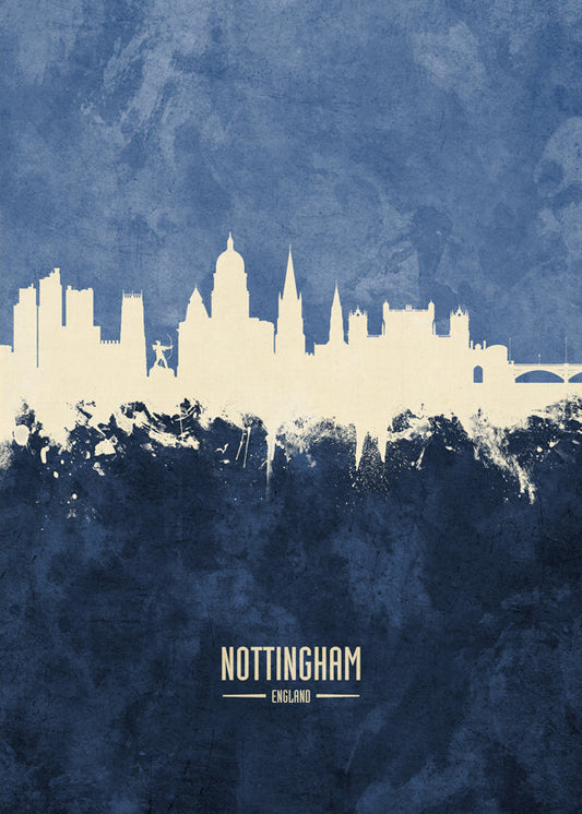 Nottingham Skyline blue