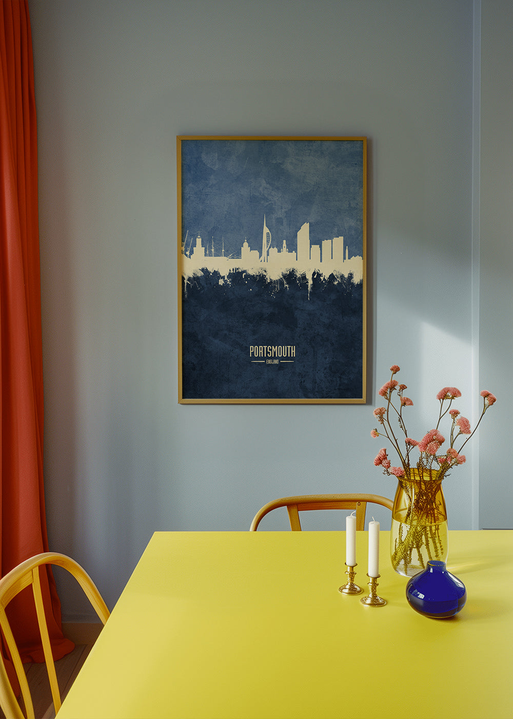 Portsmouth Skyline blue