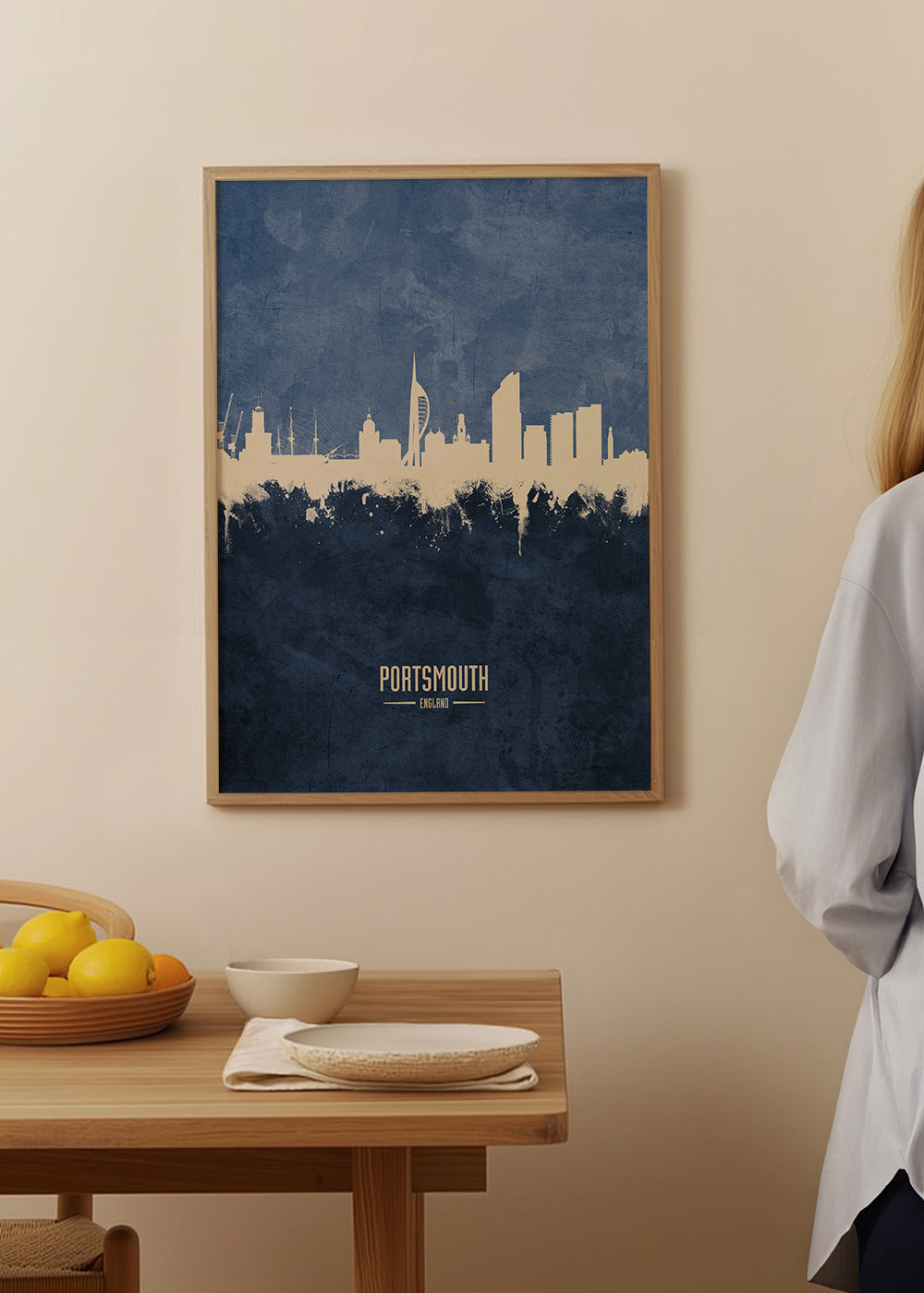 Portsmouth Skyline blue