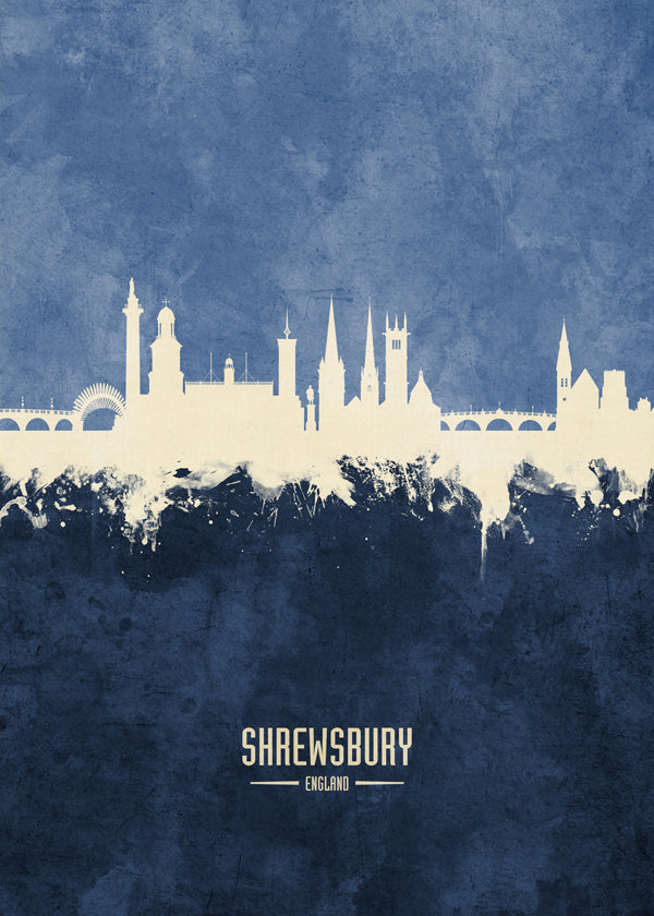 Shrewsbury Skyline blue