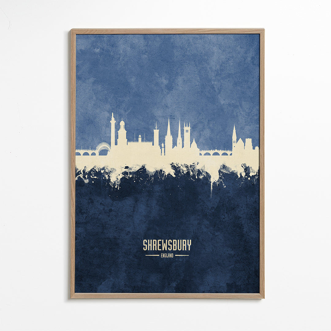 Shrewsbury Skyline blue
