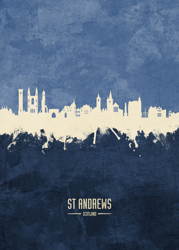 St Andrews Skyline blue